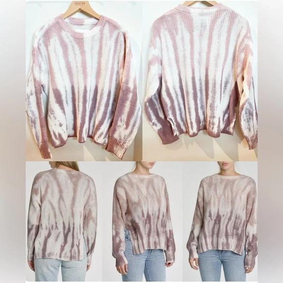 Pistola Olga Pullover Crew Neck Sweater with side slits size Large - Picture 2 of 6